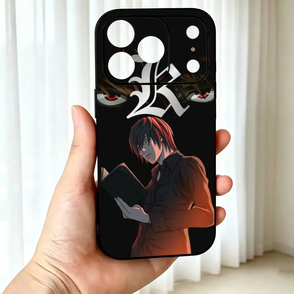 Фото Чехол для телефона D-Death Note Light Yagami, силиконовый, мягкий, для iPhone 17 16 15 14 13 12 11 X XR Plus Pro Max Plus №3