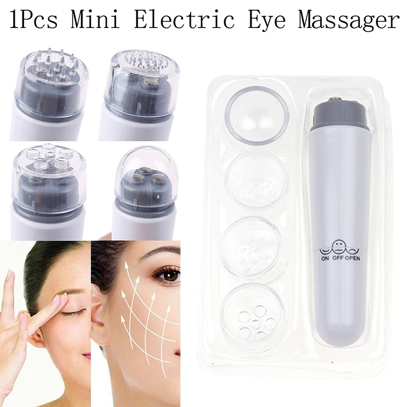 

4 in 1 Mini Massage Device Pen Electric Eye Massager Facials Massage Tremendous Vibration Massage Stick
