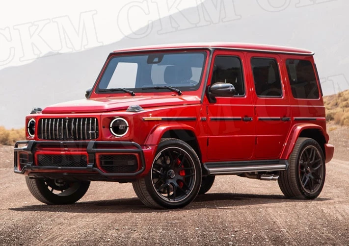

Black / silver Stainless steel Front Bumper Crash Barrier Fit for Mercedes Benz G Class W464 G550 G350 G500 G63 AMG Style