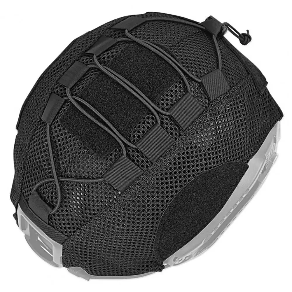 

Useful Helmet Padding with Fastener Tape Outdoor Helmet Cover Integrated Mesh Design