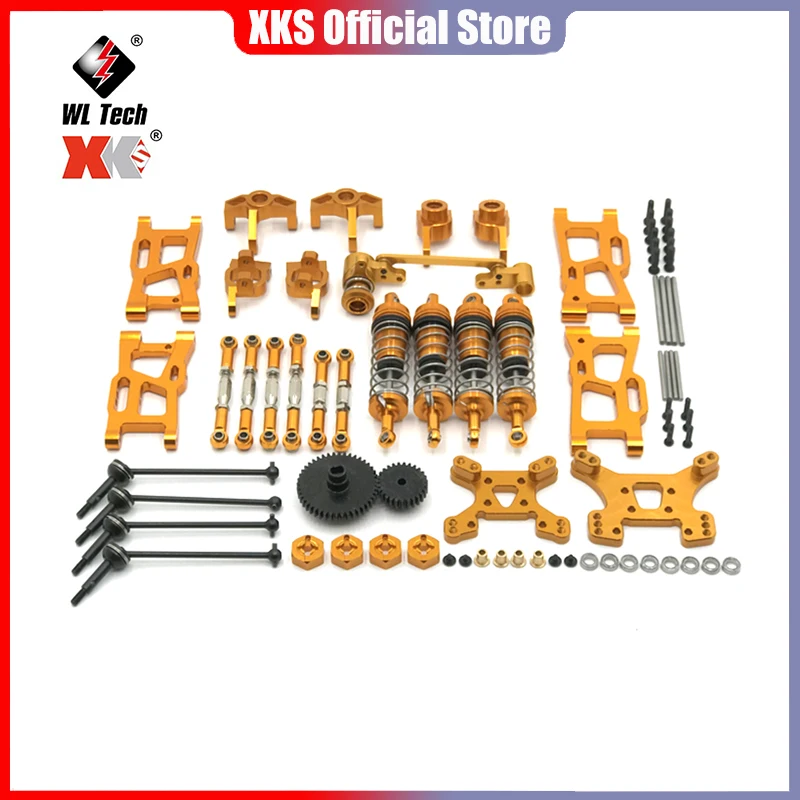 WLtoys RC Car 144001 124019 General Metal Upgrade and Modification Parts, Vulnerable Modification Kits 14-Piece Set images - 6