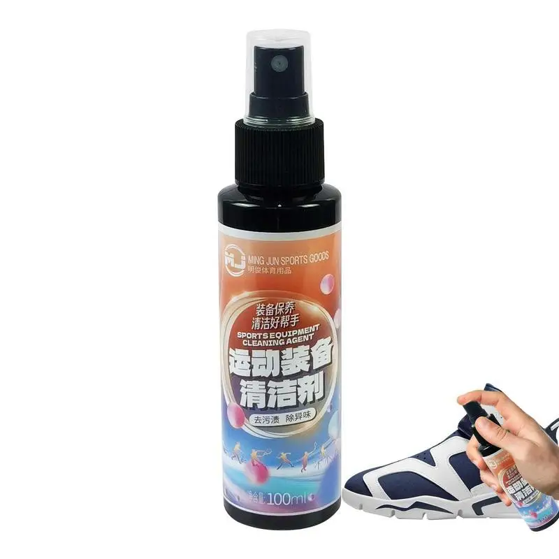 

Sports Cleaning Spray Shoe Cleaner Football Gloves Gym Equipment Stain Remover Deep Cleaning Effective All Purpose Spray For