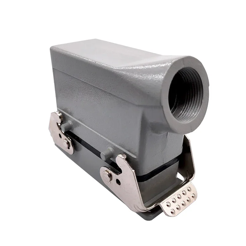 Фото Промышленные прямоугольные разъемы Heavy Duty Connectors HDC-HSB-006-1/2/3/4 F/M, 6-контактные, с винтовым соединением, 35А №3