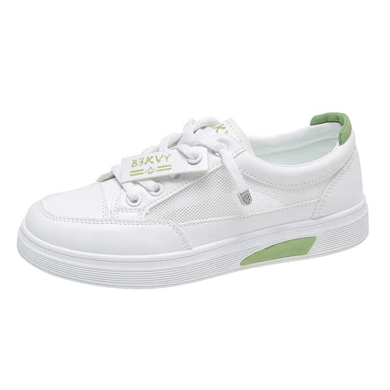 2023 Women Sneakers Autumn Leather Light White Sneaker Female Platform Vulcanized Shoes Spring Casual Breathable Sports Shoe