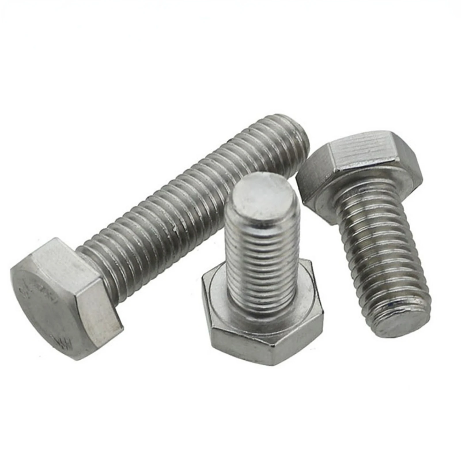 

M3/4/5/6/8/10/12 External Hex Head Screws DIN933 316 Marine Stainless Steel Full Thread Hexagon Bolts Length 8mm-200mm