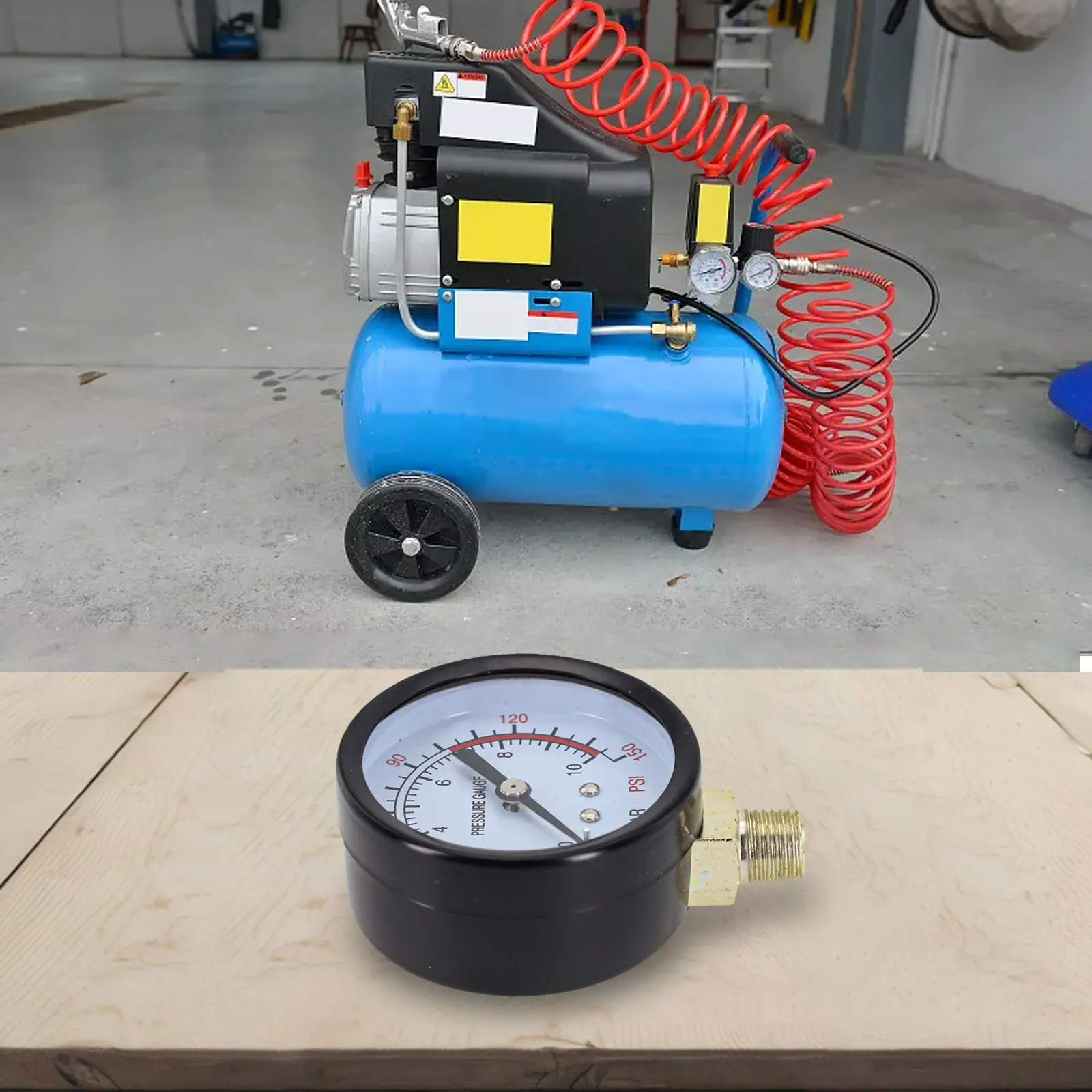 1 шт. манометр для воздушного компрессора Y60 0-1 6 МПа 0-230PSI фильтр воды