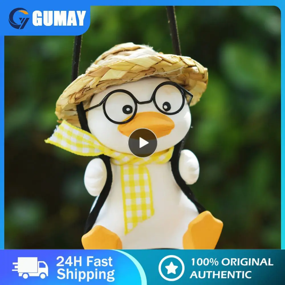 

Durable Swing Duck Pendant Swing Duck Auto Rearview Mirror Pendant Cute Pendant Universal Car Decoration Accessories Practical
