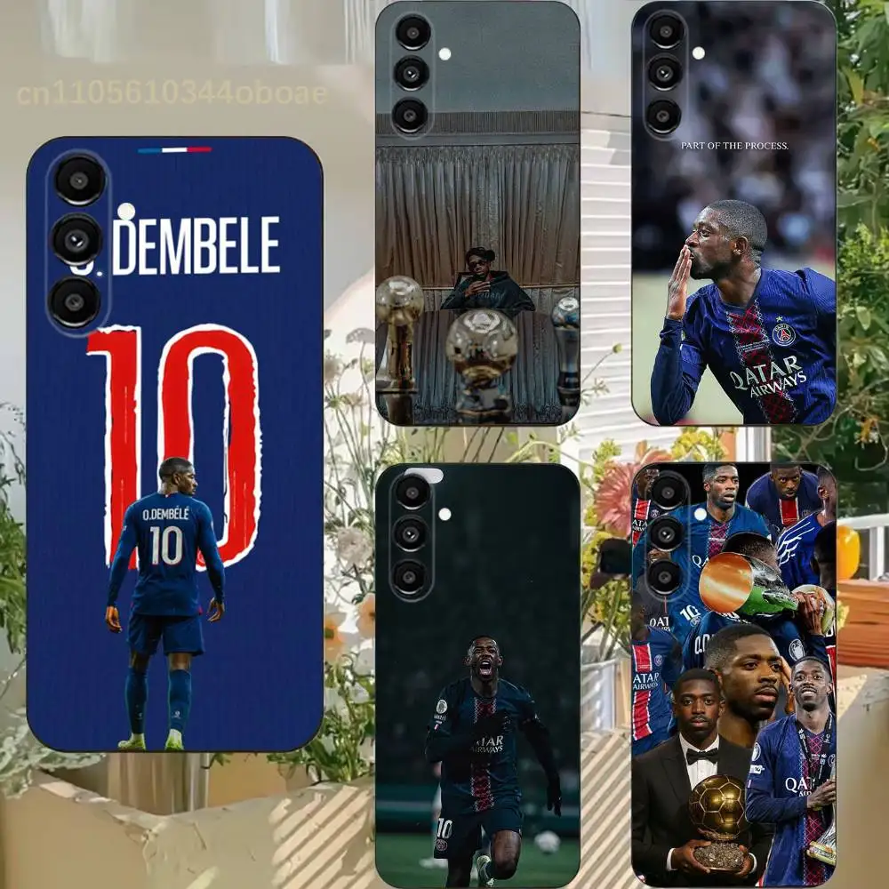 Фото Чехол для телефона O-Ousmane D-Dembele для Samsung S25,24,21,22,23,20,S30,Ultra,Plus,Fe,Lite,Note,5G, черный, мягкий №1