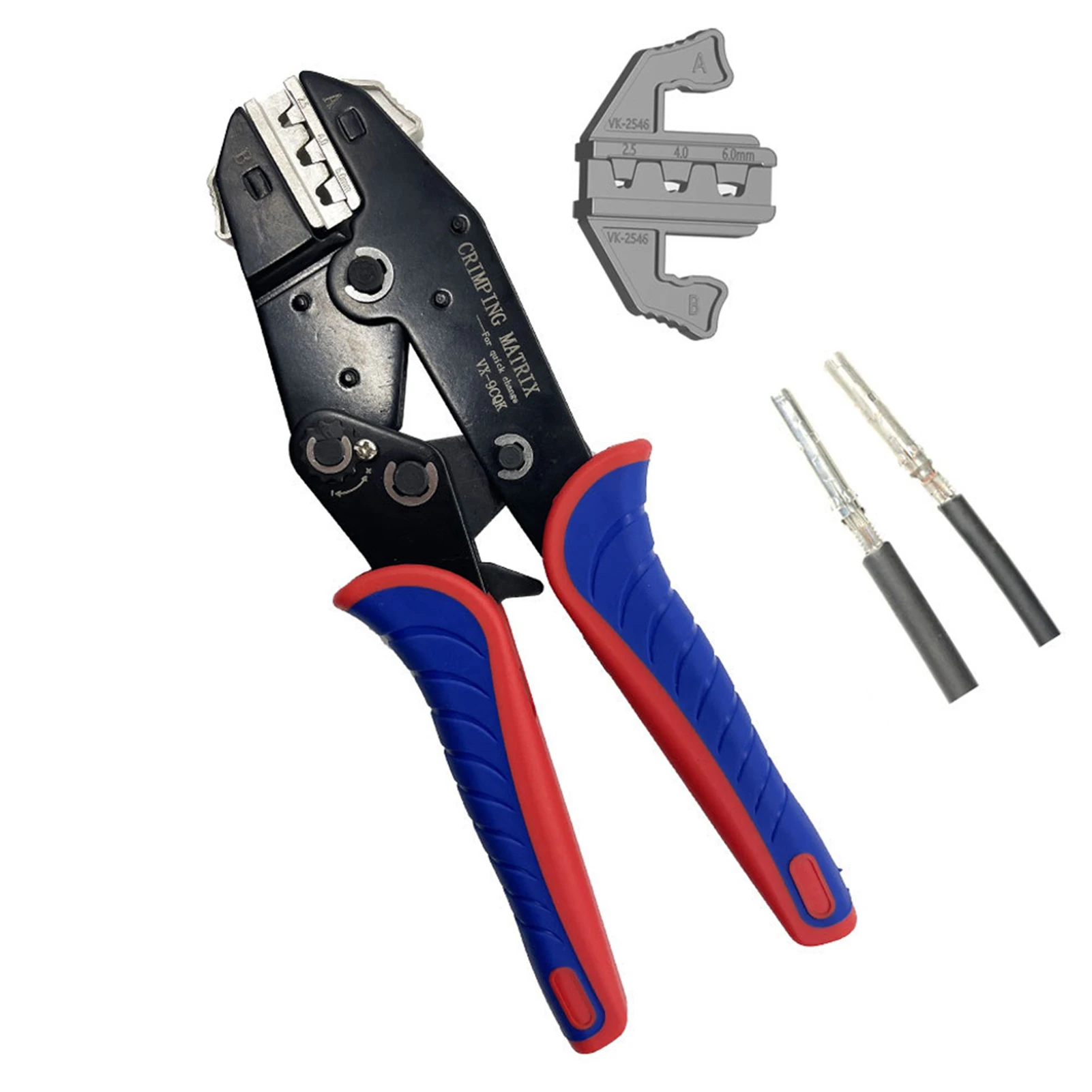 

Обжимной инструмент быстрой смены, многофункциональные плоскогубцы с храповым механизмом для фотоэлектрических соединительных клемм 2,5-6 ...