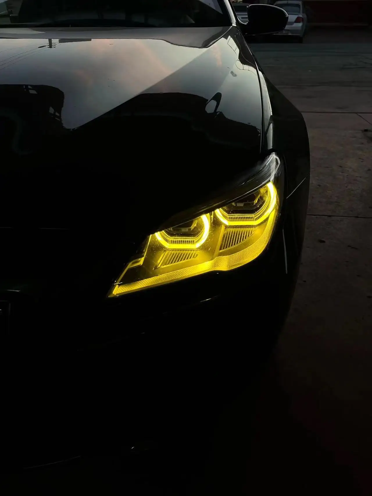 Фото Разноцветные ангельские глазки CSL DRL Для 2016-2019 BMW F06 F12 F13 LCI приспосабливающаяся фонарь дневного света желтый синий красный 7394901 7394902 №5