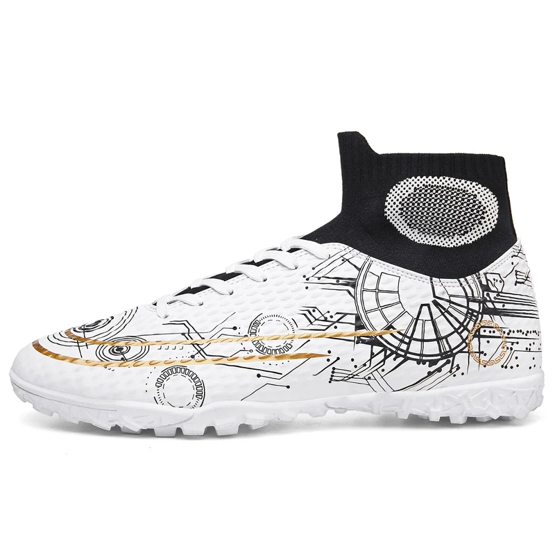 

Quality Football Boot Wholesale Soccer Cleats Shoes C.Ronaldo Futebol Chuteira Campo TF/FG Football Sneaker Futsal Training Shoe