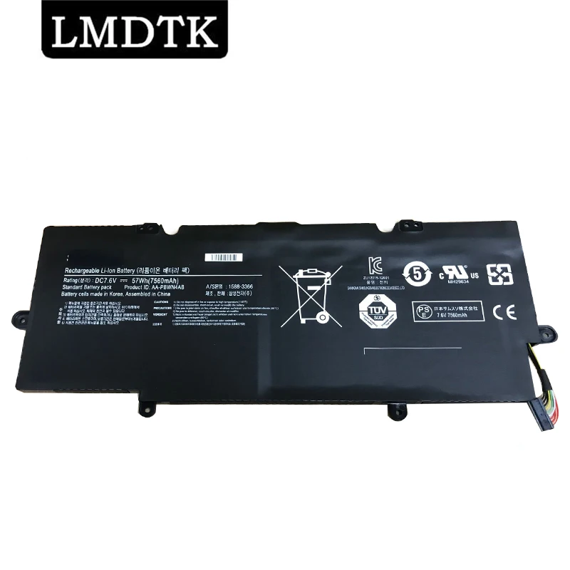 LMDTK Новый AA-PBWN4AB 7,6 V 57WH Аккумулятор для ноутбука Samsung NP530U4E NP540U4E NP730U3E-K01NL K01PL S04DE X03DE NP740U3E-A01FR
