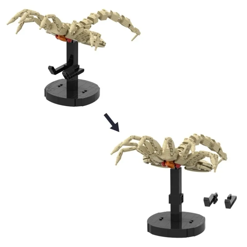 Gobricks MOC фильм Alien Facehugger строительные блоки модель ужасы зонтики существа кирпичи