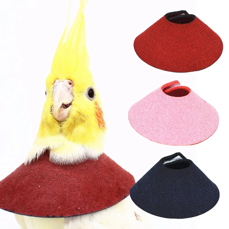 

2023 New Parrot Neck Protective Collar Bird Neck Sleeve Elizabethan Circle Bird Recovery Collar Anti-Bite Anti-Pecking Necklace