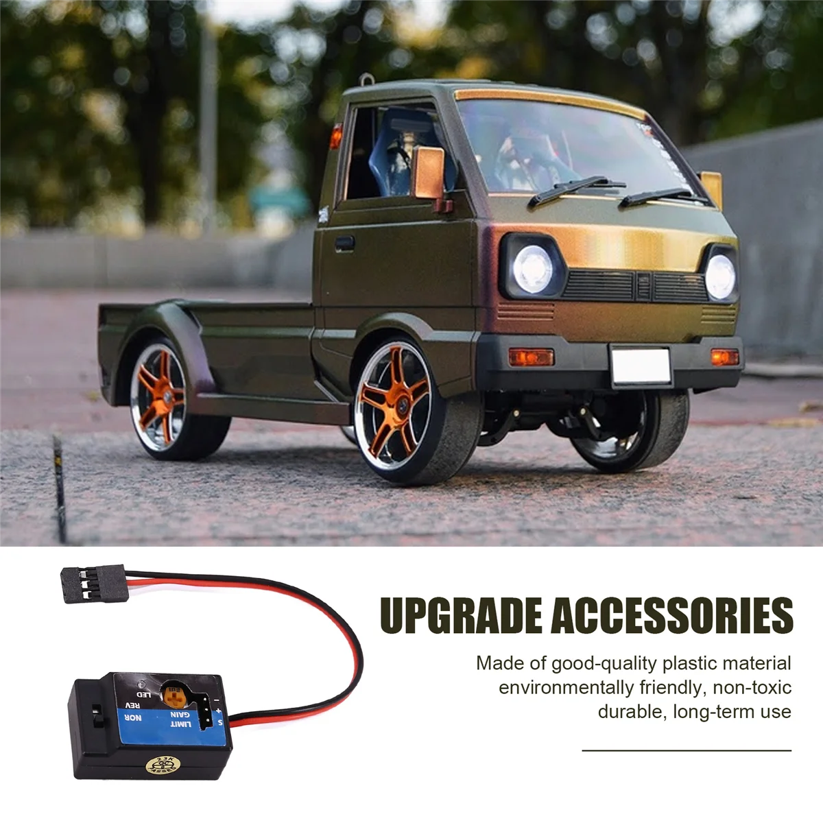 Высокоскоростной вспомогательный гироскоп для дрейфа WPL D12 Mini Truck Drift Flat Running RC