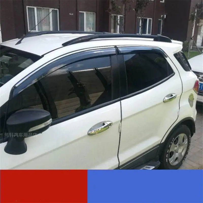 For Ford Ecosport 2013-2016 Sun Rain Window Deflectors vent visor Protective Exterior Awning Cover Accessories Trims