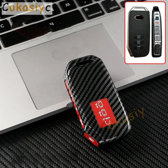 

Для Kia Telluride Telluride SX 2021 Sportage R 2022 K5 GT Line 2021 Seltos 2020 Remote Key Smart 5 Button ABS Чехол для автомобильного ключа