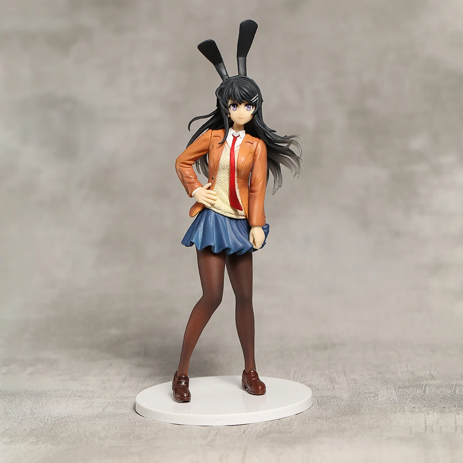 

Rascal не мечтает кролика Девочки Senpai Sakurajima Mai Coreful фигурки героев мультфильмов модели игрушки куклы Коллекция рабочего стола