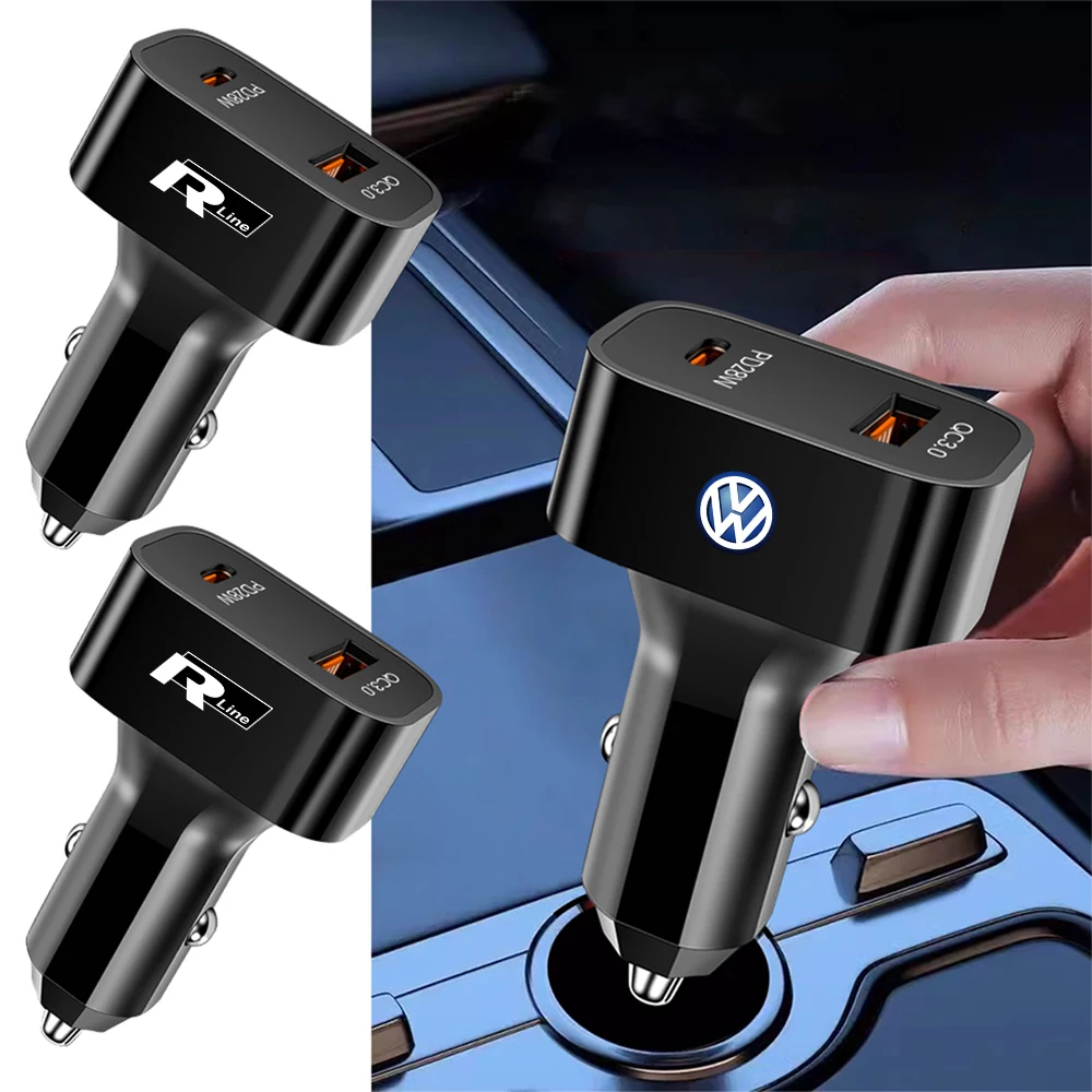 Автомобильное зарядное устройство для значков 25 Вт адаптер быстрой зарядки