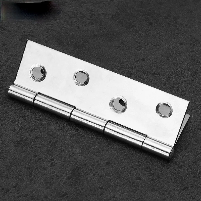 

2 Pcs Stainless Steel Flat Hinge 1 inch 1.5 inch 2inch 2.5 inch 3inch 4inch Cabinets Doors Windows Hinges Wood Boxes Mini Hinges