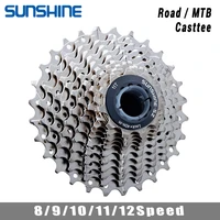sunshine road bike cassette 891011712 speed bicycle chainwheel compatible with shimanosram
