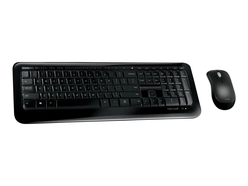 Wireless Desktop 850 - Keyboard and Mouse set - with AES, Black