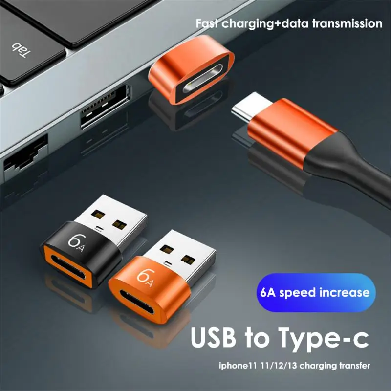 

6A USB 3.0 To Type C OTG Adapter Type C Female To USB A Male Converter Adaptador For Macbook Samsung Data Transfer Adapters