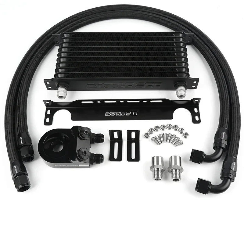 Универсальный комплект охладителя двигателя Battle Bee 10 рядов с радиатором из