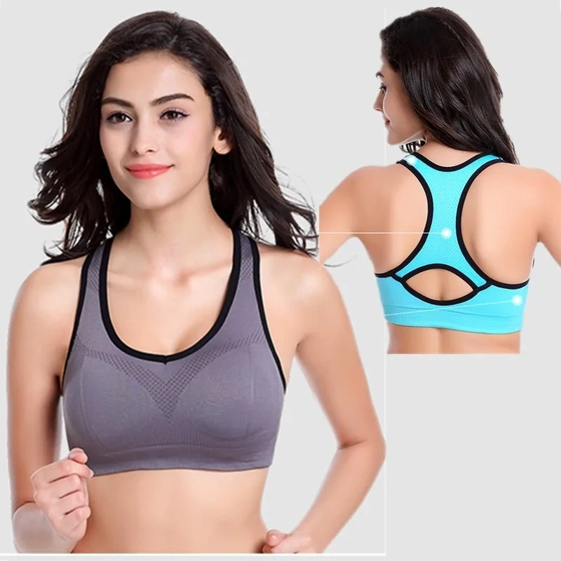 

Sexy Women Push Up BREAST Bra Big Size Backless Bras Plus Size Wireless Brassiere Breathable Seamless Bra 1pcs Wfws11