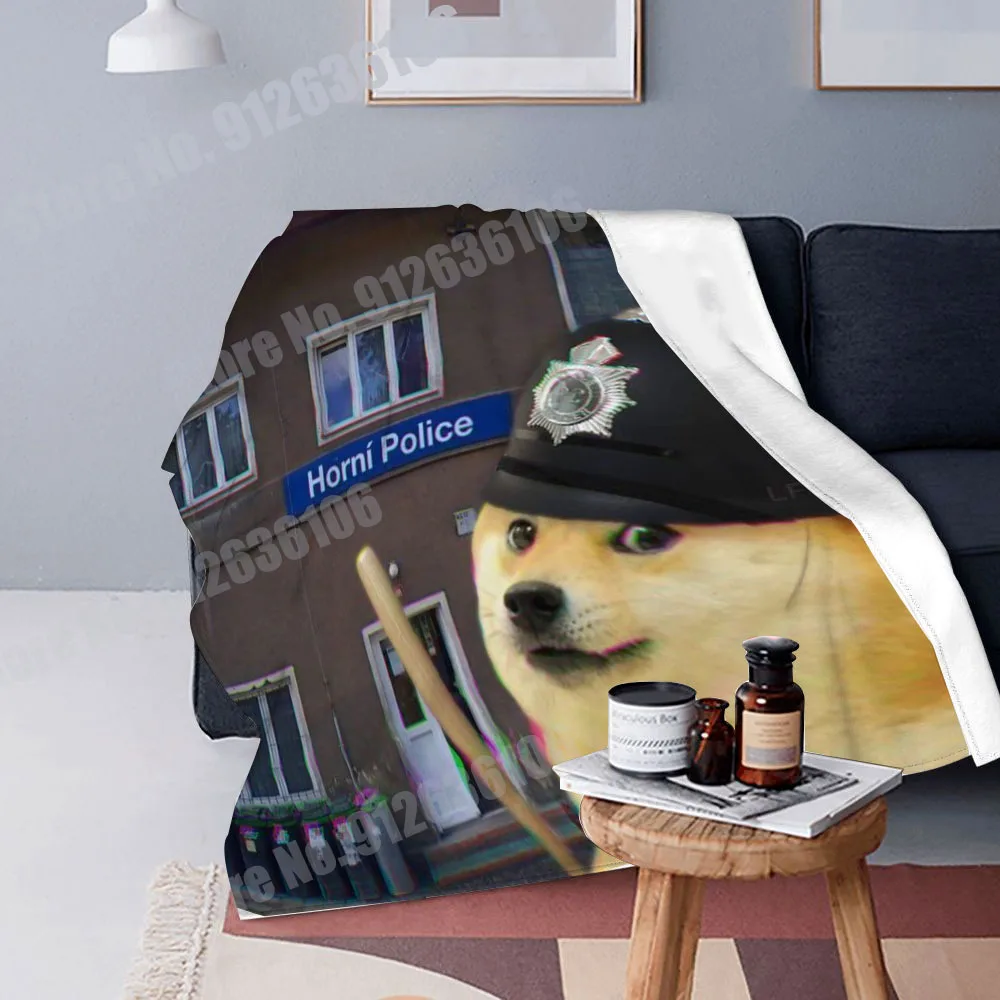 

Полиция забавная собака аниме одеяло розовая мышь Кот Фланелевое диванное одеяло Hippe Бохо домашний декор для спальни YogaMat фоновая ткань
