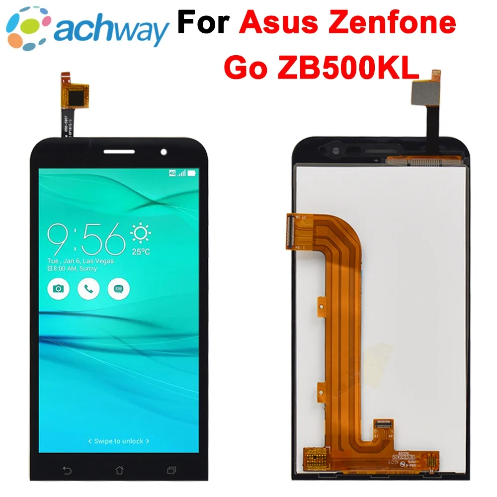 

5.0" Original For Asus Zenfone Go ZB500KL X00AD LCD Display Touch Screen Digitizer with Frame For ASUS ZB500KL LCD Screen Repair