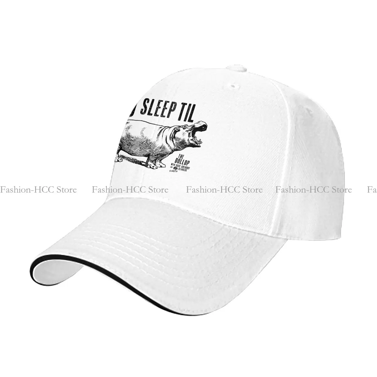 Summer Cap Sun Visor NSTH Hip Hop Hippo Peaked Hats