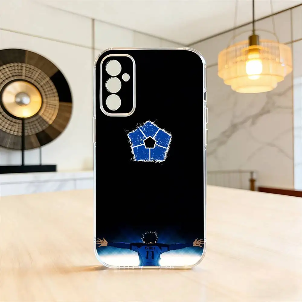 Фото Чехол для телефона Anime B-blue L-Lock для Samsung A10,12,20,21S,30,31,40,50,51,52,70,71, прозрачный чехол №4