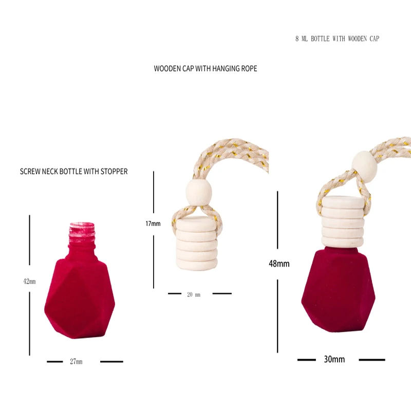 1 шт. плюшевая мини-бутылка в форме ромба с пятью проволоками