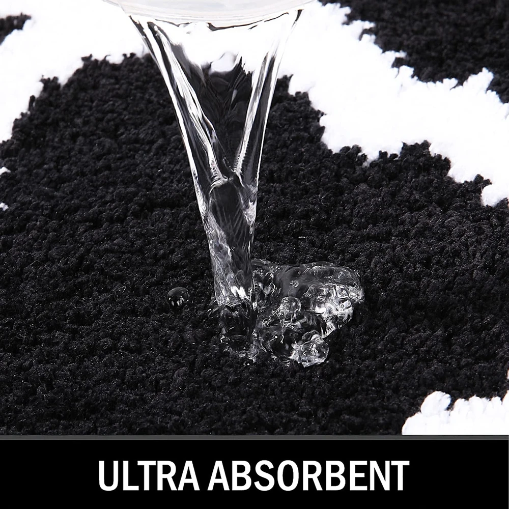 olanly 2pcset soft bathroom bath mat non slip absorbent kitchen living room bedroom plush carpet shower rug toilet decoration free global shipping