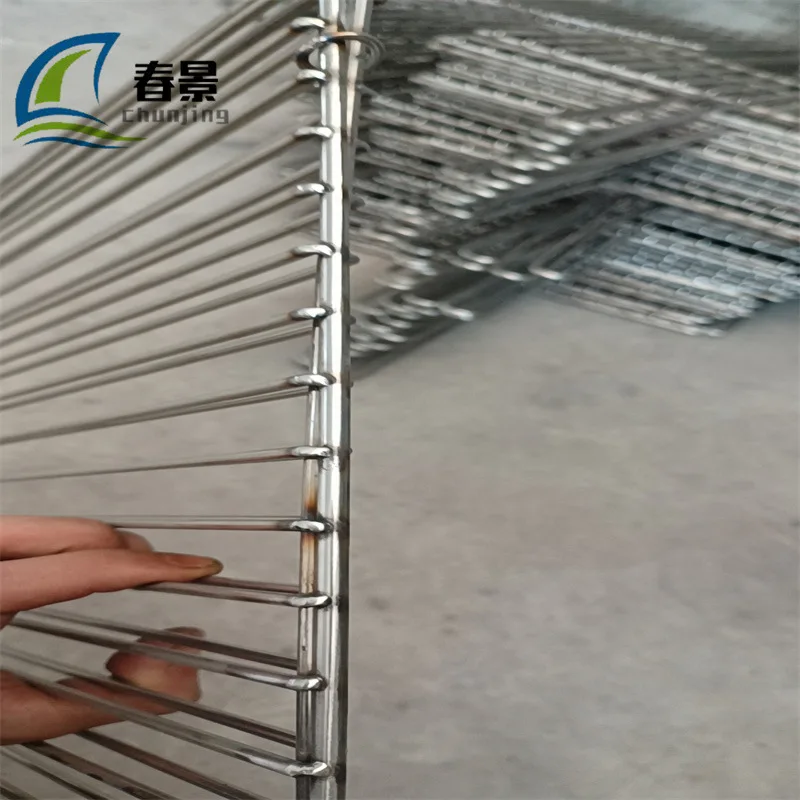 Зажим из проволочной сетки для барбекю нержавеющей стали утолщенный