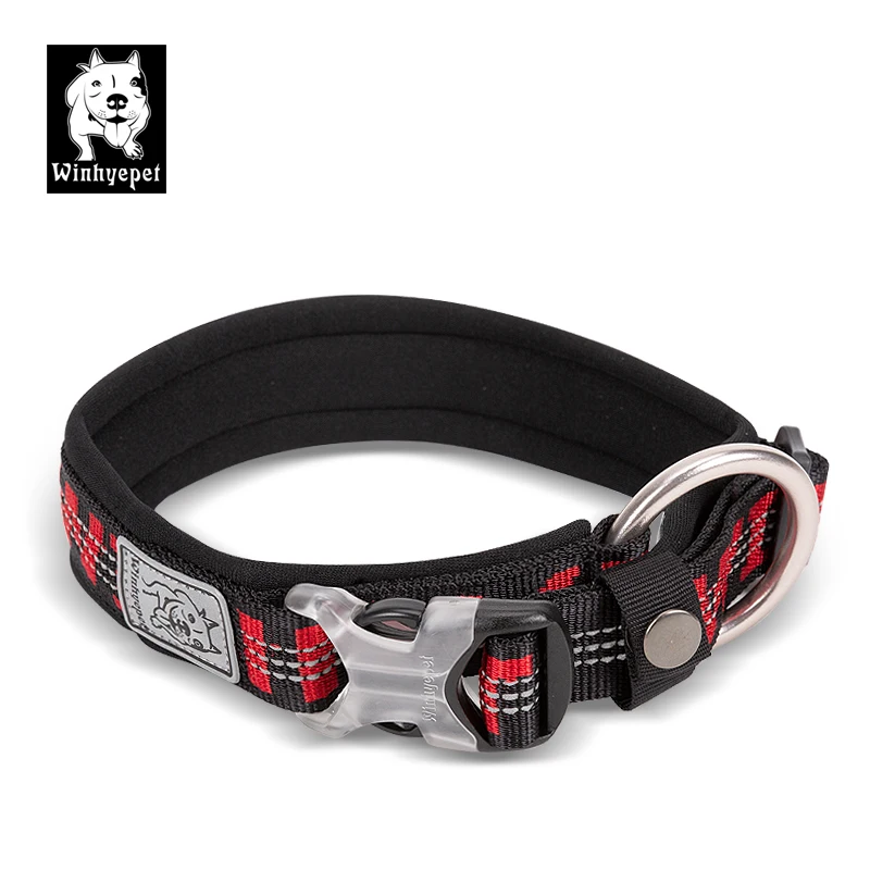 

Winhypet Pet Collar for Puppy Bulldog Dog Traveling Walking P-Chain No Pulling Comfort Padded Dogs Accessories Free Shipping