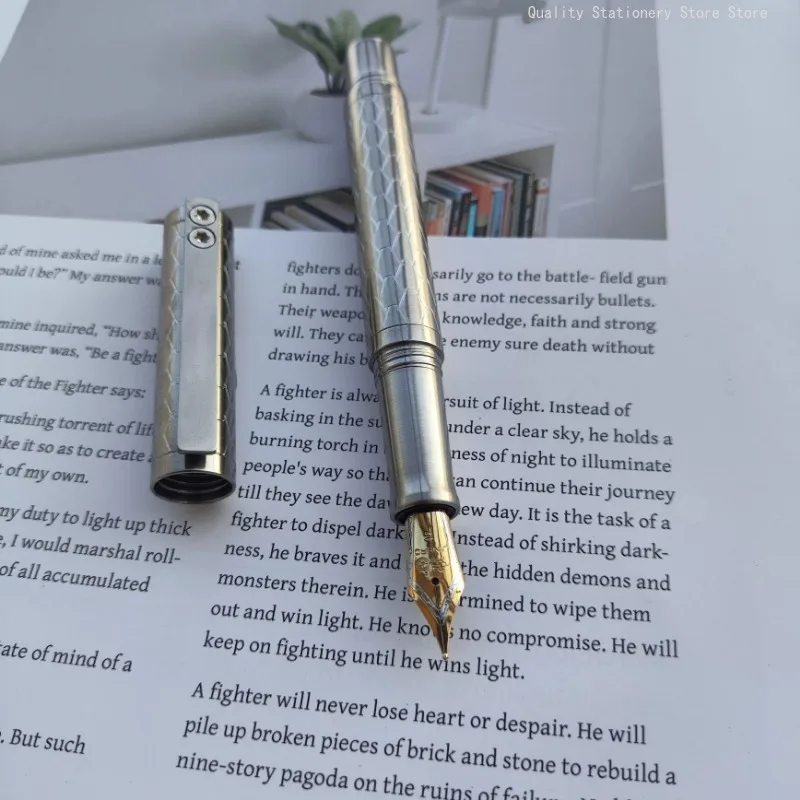 Титановая ультра-светильник Jinhao 35 мм перо в сборе перьевая ручка Iridium Gold F 0 5