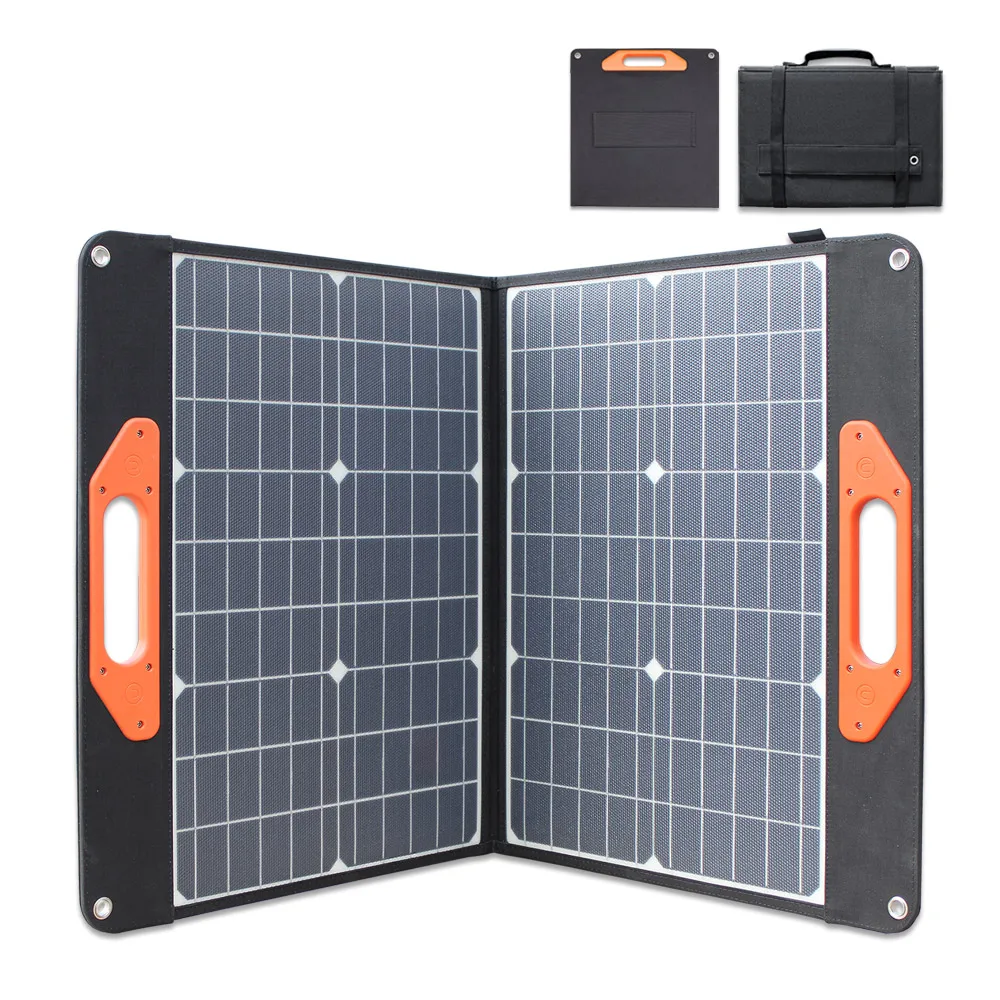 

High Conversion Efficiency Energy Storage System 100W Solar Panel Monocrystalline Folding Solar Panel For Solar Generator