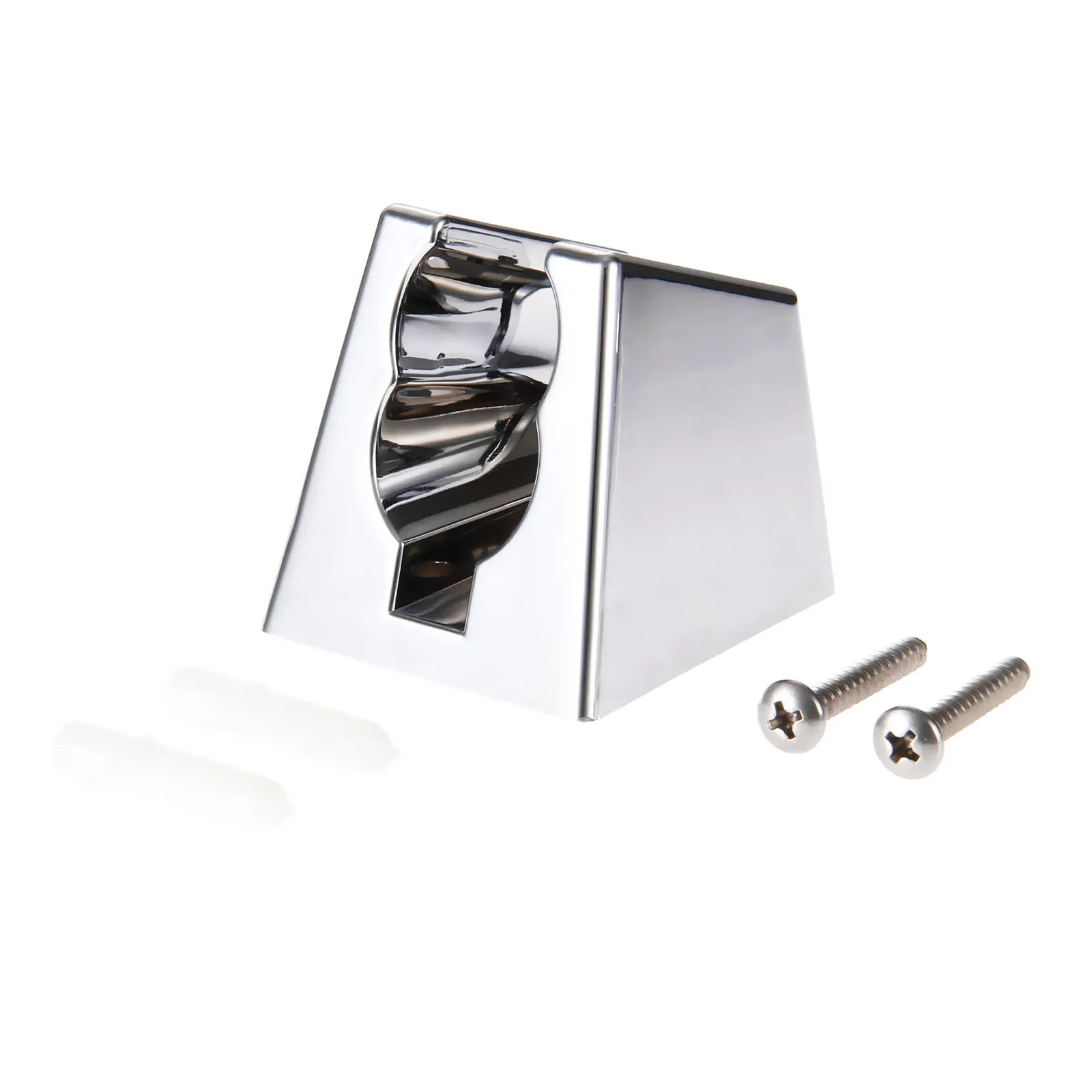 

Ручной кронштейн для душевой лейки из АБС-пластика с двумя слотами, вешалка для биде и распылителя, держатель для шланга и душа в ванную комнату, настенный держатель из матового никеля