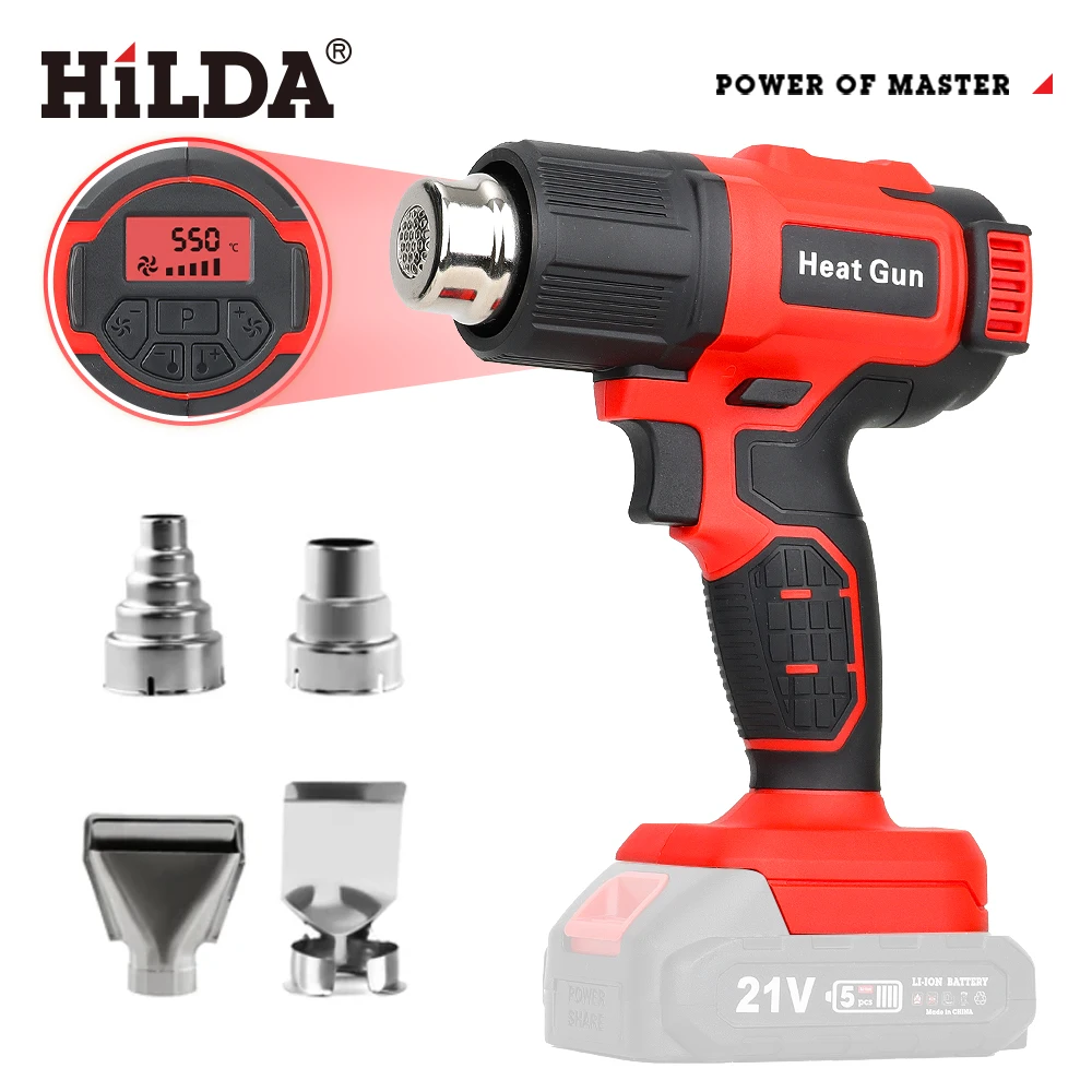 

Беспроводной термофен HILDA для аккумуляторов Makita 18В