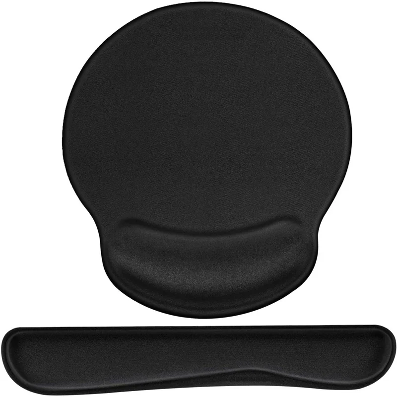 

Keyboard Wrist Rest Mouse Pad with Wrist Support Memory Foam Keyboard Pad Set Ergonomic Mousepad for Office Gaming PC Laptop