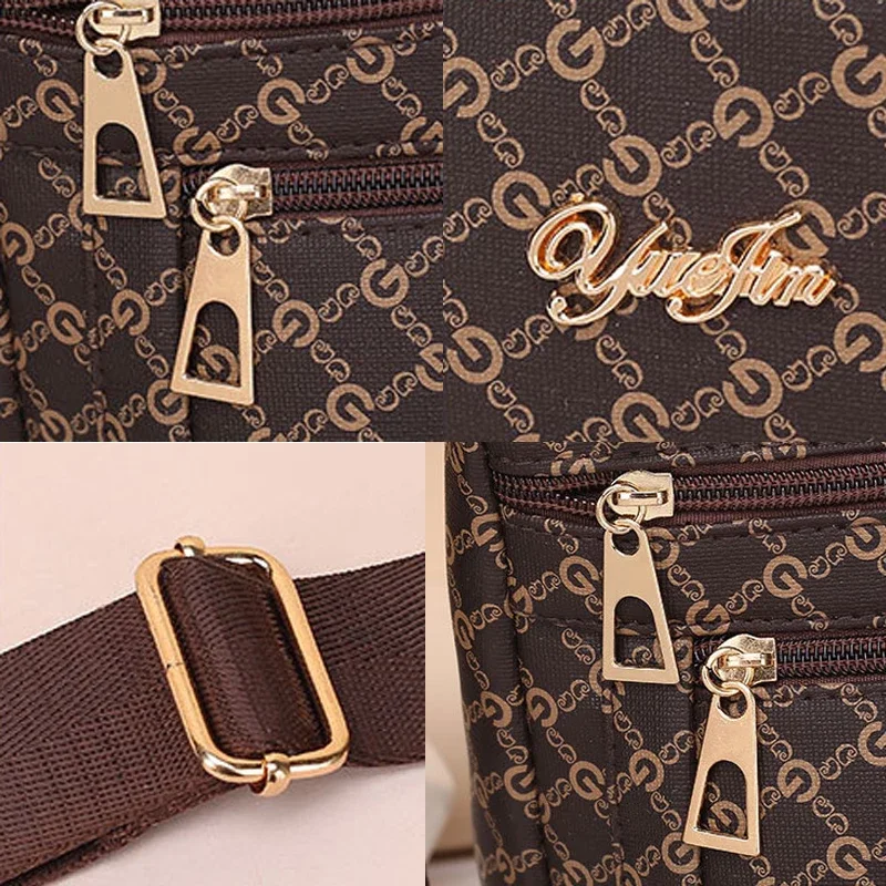 Женская сумка-ведро Многослойная космическая женская сумка через плечо среднего