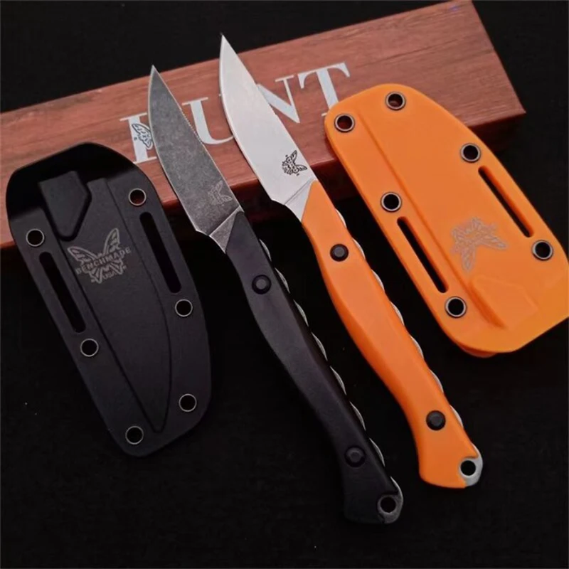 

Outdoor Camping Benchmade 15700 Tactical Fixed Blade Knife Straight Knife Wilderness Survival Small Military Knives EDC Tool