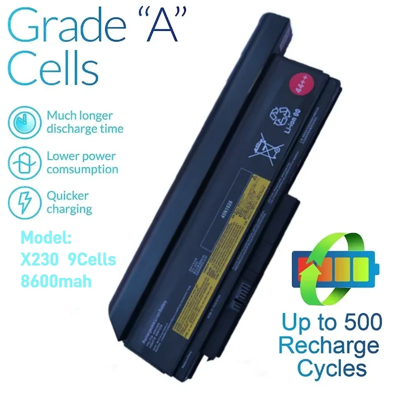 Аккумулятор для ноутбука Lenovo Thinkpad X230 X230i X230S 45N1024 45N1028 45N1029 45N1020 45N1021 6 ячеек 9