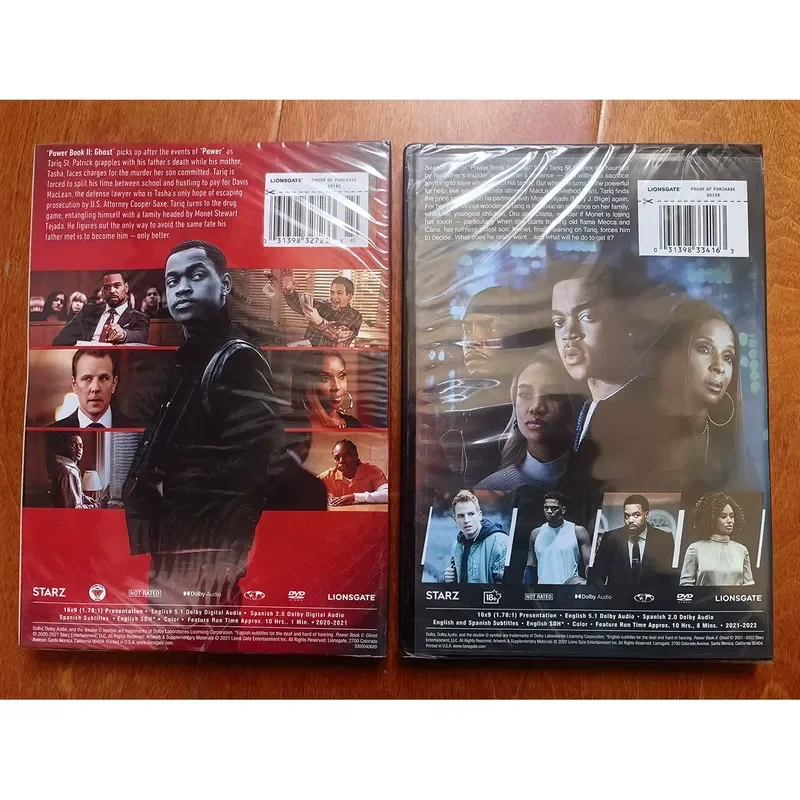 Жажда власти. Глава 2. Сезоны 1-2. PowerBook II. DVD-набор «Призрак» (7 дисков). Американский сериал. Английский звук с субтитрами. (art.: 3920db5d1d76d) - 3920db5d1d76d