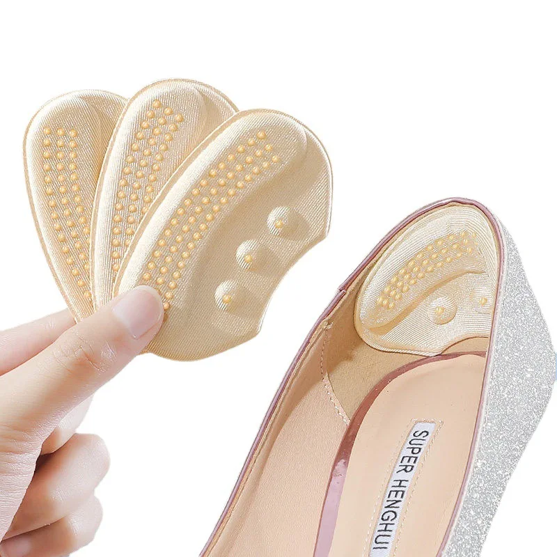

New Shoe Pads for Sports Shoes Anti-wear Foot Pads Heel Protectors Womens Shoes Insoles Anti-Slip Adjust Size Shoes Accessories