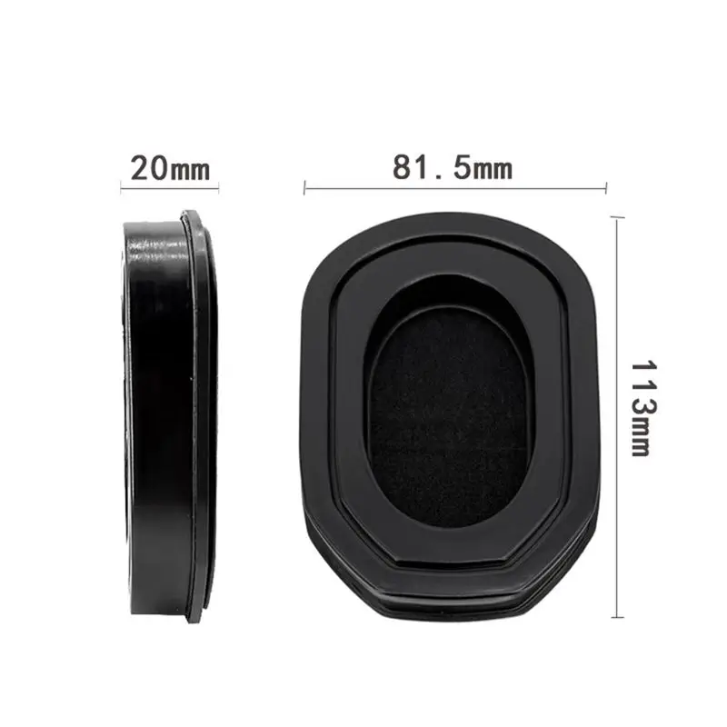 Сменные амбушюры TEXU для Walker's Razor XTRM Muffs XCEL BT: шумоизолирующие силиконовые подушечки для комфорта (art.: 3920dcac48a06) - 3920dcac48a06