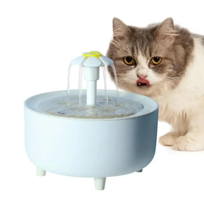 

Cat Water Fountain Anti-Slip Large Capacity Cat Water Fountain Cat Waterer Fountain Quiet Pet Water Dispenser Drinking Fountains