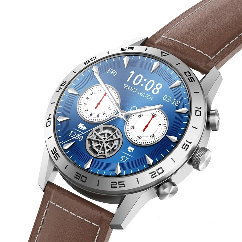 

Умные часы с беспроводной зарядкой, водонепроницаемые IP68 Смарт-часы, мужские часы, фитнес-браслет для iOS, Android